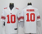 Nike Giants 10 Eli Manning White Vapor Unctouchable Limited Jersey,baseball caps,new era cap wholesale,wholesale hats
