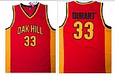 Oak Hill 33 Kevin Durant Red High School Basketball Stitched NBA Jersey,baseball caps,new era cap wholesale,wholesale hats