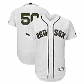 Red Sox 50 Mookie Betts White 2018 Memorial Day Flexbase Jersey,baseball caps,new era cap wholesale,wholesale hats