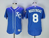 Royals 8 Mike Moustakas Royal Flexbase Baseball Jerseys,baseball caps,new era cap wholesale,wholesale hats