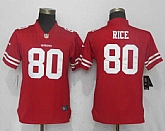Women Nike 49ers 80 Jerry Rice Red Vapor Untouchable Player Limited Jersey,baseball caps,new era cap wholesale,wholesale hats