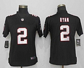 Women Nike Falcons 2 Matt Ryan Black Vapor Untouchable Limited Jersey,baseball caps,new era cap wholesale,wholesale hats