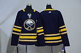 Women Sabres Blank Navy Adidas Stitched Jersey