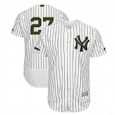 Yankees 27 Giancarlo Stanton White 2018 Memorial Day Flexbase Jersey,baseball caps,new era cap wholesale,wholesale hats