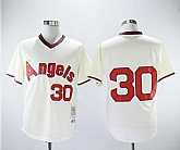 Angels 30 Nolan Ryan Cream 1973 Throwback Baseball Jerseys,baseball caps,new era cap wholesale,wholesale hats