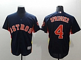 Astros 4 George Springer Navy Flexbase Baseball Jerseys,baseball caps,new era cap wholesale,wholesale hats