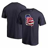 Atlanta Falcons Navy NFL Pro Line by Fanatics Branded Banner State T Shirt,baseball caps,new era cap wholesale,wholesale hats