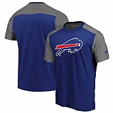 Buffalo Bills NFL Pro Line by Fanatics Branded Iconic Color Block T-Shirt Royal Heathered Gray,baseball caps,new era cap wholesale,wholesale hats
