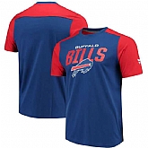 Buffalo Bills NFL Pro Line by Fanatics Branded Iconic Color Blocked T-Shirt Royal Red,baseball caps,new era cap wholesale,wholesale hats