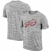 Buffalo Bills Nike Heathered Black Sideline Legend Velocity Travel Performance T-Shirt,baseball caps,new era cap wholesale,wholesale hats