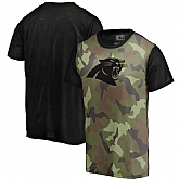 Carolina Panthers Camo Blast Sublimated NFL Pro Line by Fanatics Branded T-Shirt,baseball caps,new era cap wholesale,wholesale hats