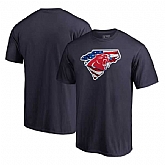 Carolina Panthers Navy NFL Pro Line by Fanatics Branded Banner State T Shirt,baseball caps,new era cap wholesale,wholesale hats