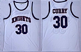 Charlotte Christian High School Knights 30 Stephen Curry White Basketball Stitched NBA Jersey,baseball caps,new era cap wholesale,wholesale hats