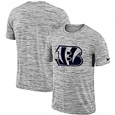 Cincinnati Bengals Nike Heathered Black Sideline Legend Velocity Travel Performance T-Shirt,baseball caps,new era cap wholesale,wholesale hats