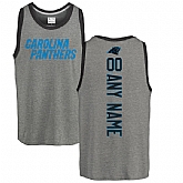 Customized Men's Carolina Panthers NFL Pro Line by Fanatics Branded Personalized Backer Tri-Blend Tank Top - Ash,baseball caps,new era cap wholesale,wholesale hats