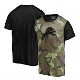 Detroit Lions Camo Blast Sublimated NFL Pro Line by Fanatics Branded T-Shirt,baseball caps,new era cap wholesale,wholesale hats