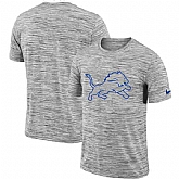 Detroit Lions Nike Heathered Black Sideline Legend Velocity Travel Performance T-Shirt,baseball caps,new era cap wholesale,wholesale hats