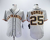 Giants 25 Barry Bonds Gray Flexbase Baseball Jerseys,baseball caps,new era cap wholesale,wholesale hats