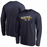 Indiana Pacers Fanatics Branded 2018 NBA Playoffs Slogan Long Sleeve T-Shirt Navy,baseball caps,new era cap wholesale,wholesale hats