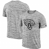 Jacksonville Jaguars Heathered Black Sideline Legend Velocity Travel Performance Nike T-Shirt,baseball caps,new era cap wholesale,wholesale hats