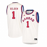 Kansas Jayhawks 1 Wayne Selden Jr. Cream Throwback College Basketball Jersey Dzhi,baseball caps,new era cap wholesale,wholesale hats