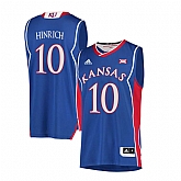 Kansas Jayhawks 10 Kirk Hinrich Blue Throwback College Basketball Jersey Dzhi,baseball caps,new era cap wholesale,wholesale hats