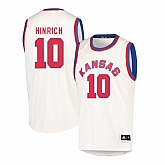 Kansas Jayhawks 10 Kirk Hinrich Cream Throwback College Basketball Jersey Dzhi,baseball caps,new era cap wholesale,wholesale hats