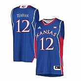 Kansas Jayhawks 12 Chris Teahan Blue Throwback College Basketball Jersey Dzhi,baseball caps,new era cap wholesale,wholesale hats