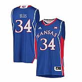 Kansas Jayhawks 34 Perry Ellis Blue Throwback College Basketball Jersey Dzhi,baseball caps,new era cap wholesale,wholesale hats