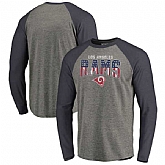 Los Angeles Rams NFL Pro Line by Fanatics Branded Freedom Long Sleeve Tri-Blend Raglan T-Shirt - Heathered Gray,baseball caps,new era cap wholesale,wholesale hats