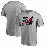 Miami Heat Fanatics Branded 2018 NBA Southeast Division Champions Locker Room T-Shirt Heather Gray,baseball caps,new era cap wholesale,wholesale hats