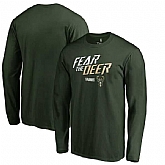Milwaukee Bucks Fanatics Branded 2018 NBA Playoffs Slogan Long Sleeve T-Shirt Green,baseball caps,new era cap wholesale,wholesale hats
