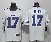 Nike Bills 17 Josh Allen White Vapor Untouchable Limited Jersey,baseball caps,new era cap wholesale,wholesale hats