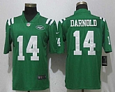 Nike Jets 14 Sam Darnold Green Color Rush Limited Jersey,baseball caps,new era cap wholesale,wholesale hats