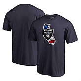 Oakland Raiders Navy NFL Pro Line by Fanatics Branded Banner State T Shirt,baseball caps,new era cap wholesale,wholesale hats