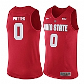 Ohio State Buckeyes 0 Micah Potter Red College Basketball Jersey Dzhi,baseball caps,new era cap wholesale,wholesale hats