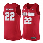 Ohio State Buckeyes 22 Jim Jackson Red College Basketball Jersey Dzhi,baseball caps,new era cap wholesale,wholesale hats