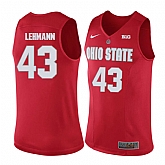 Ohio State Buckeyes 43 Matt Lehmann Red College Basketball Jersey Dzhi,baseball caps,new era cap wholesale,wholesale hats