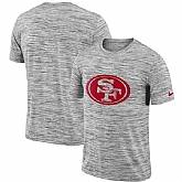 San Francisco 49ers Nike Heathered Black Sideline Legend Velocity Travel Performance T-Shirt,baseball caps,new era cap wholesale,wholesale hats