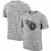 Tennessee Titans Heathered Black Sideline Legend Velocity Travel Performance Nike T-Shirt,baseball caps,new era cap wholesale,wholesale hats