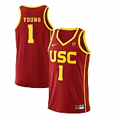 USC Trojans 1 Nick Young Red College Basketball Jersey Dzhi,baseball caps,new era cap wholesale,wholesale hats