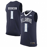 Villanova Wildcats 1 Jalen Brunson Navy College Basketball Elite Jersey Dzhi,baseball caps,new era cap wholesale,wholesale hats