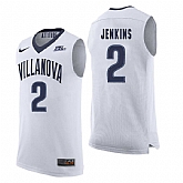 Villanova Wildcats 2 Kris Jenkins White College Basketball Elite Jersey Dzhi,baseball caps,new era cap wholesale,wholesale hats