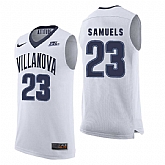 Villanova Wildcats 23 Jermaine Samuels White College Basketball Elite Jersey Dzhi,baseball caps,new era cap wholesale,wholesale hats
