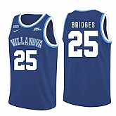 Villanova Wildcats 25 Mikal Bridges Blue College Basketball Jersey Dzhi,baseball caps,new era cap wholesale,wholesale hats