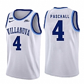 Villanova Wildcats 4 Eric Paschall White College Basketball Jersey Dzhi,baseball caps,new era cap wholesale,wholesale hats