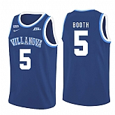 Villanova Wildcats 5 Phil Booth Blue College Basketball Jersey Dzhi,baseball caps,new era cap wholesale,wholesale hats