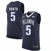Villanova Wildcats 5 Phil Booth Navy College Basketball Elite Jersey Dzhi,baseball caps,new era cap wholesale,wholesale hats