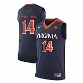 Virginia Cavaliers 14 Isaiah Wilkinson Navy College Basketball Jersey Dzhi,baseball caps,new era cap wholesale,wholesale hats