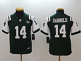 Youth Nike Jets 14 Sam Darnold Green Vapor Untouchable Player Limited Jersey,baseball caps,new era cap wholesale,wholesale hats